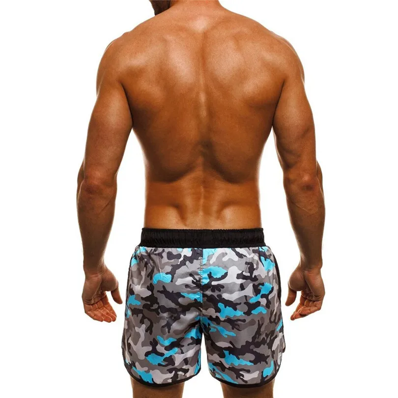 2019 new Sportswear Briefs Men Spring Summer Trunks Quick Dry Beach Surfing Running Swimming Beach Shorts #3A08 (5)