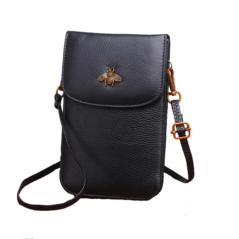 Mobile Phone Wallet Mini Bags Small Clutches Shoulder Bag Cow Leather Women Handbag Black Clutch Purse Handbag Flap Mobile Phone Wallet Mini Bags Small Clutches Shoulder Bag Cow Leather Women Handbag Black Clutch Purse Handbag Flap