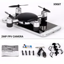 X906T Mini Rc Helicopter Wifi With Camera Drone Quadcopter 2.4GHz 4CH 6-Axis Gyro 3D UFO FPV RC Drone