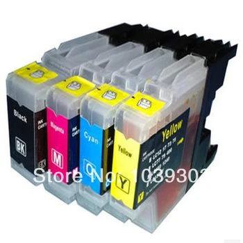 

8 PCS LC1240 LC1280 LC75 LC73 LC77 LC79 LC12 LC17 LC450 LC400 compatible inkjet ink cartridge for brother MFC-J430W printer inks