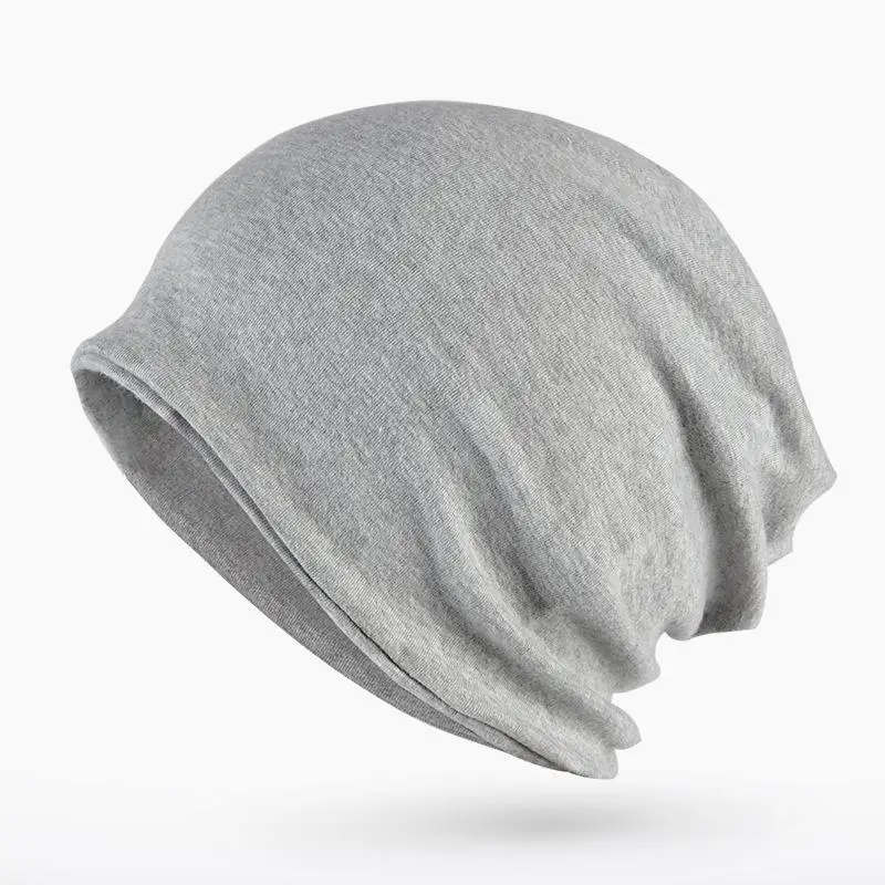 COKK Beanie, шапка для чулок, мужские зимние шапки для мужчин и женщин, унисекс, вязаная шапка для мужчин, s Skullies Beanies, теплая шапка-тюрбан, женская шапка - Цвет: light gray