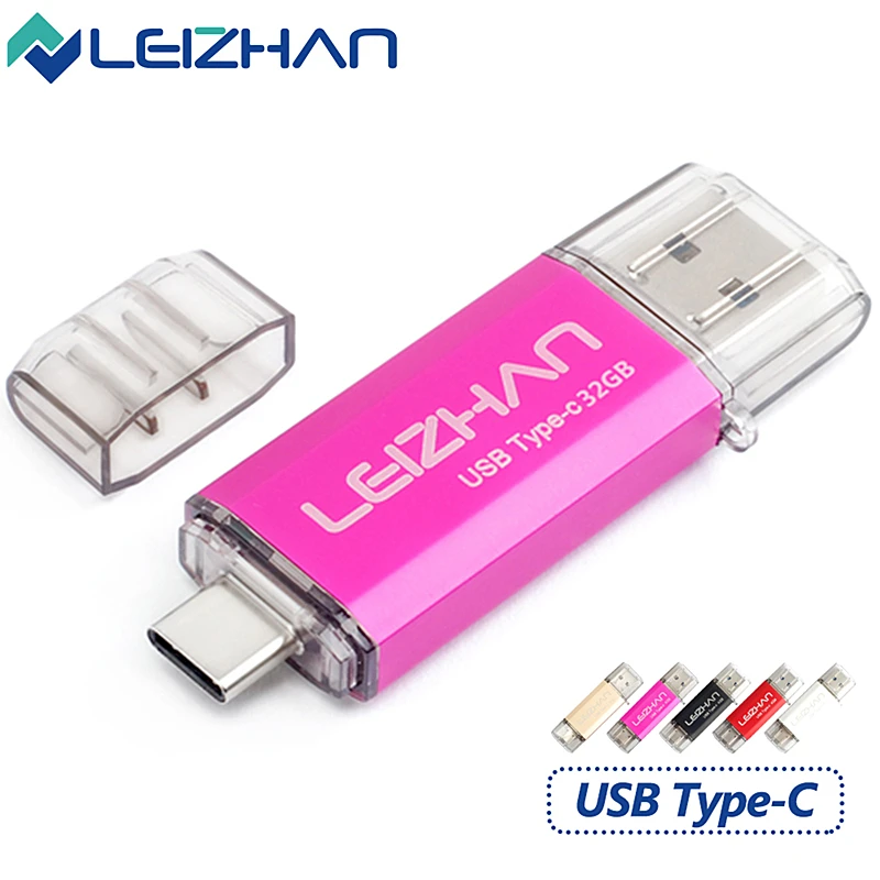 LEIZHAN Type c USB Flash Drive OTG USB 3.0 External