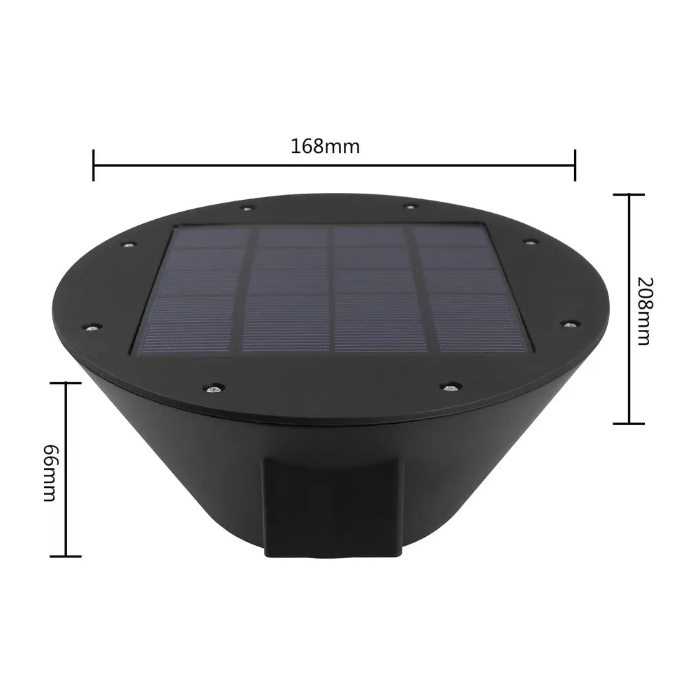 ICOCO 2W 7 светодиодный Солнечный свет датчик человеческого тела садовые настенные светильники, декор дома наружное водонепроницаемое освещение лампой на солнечной батарее