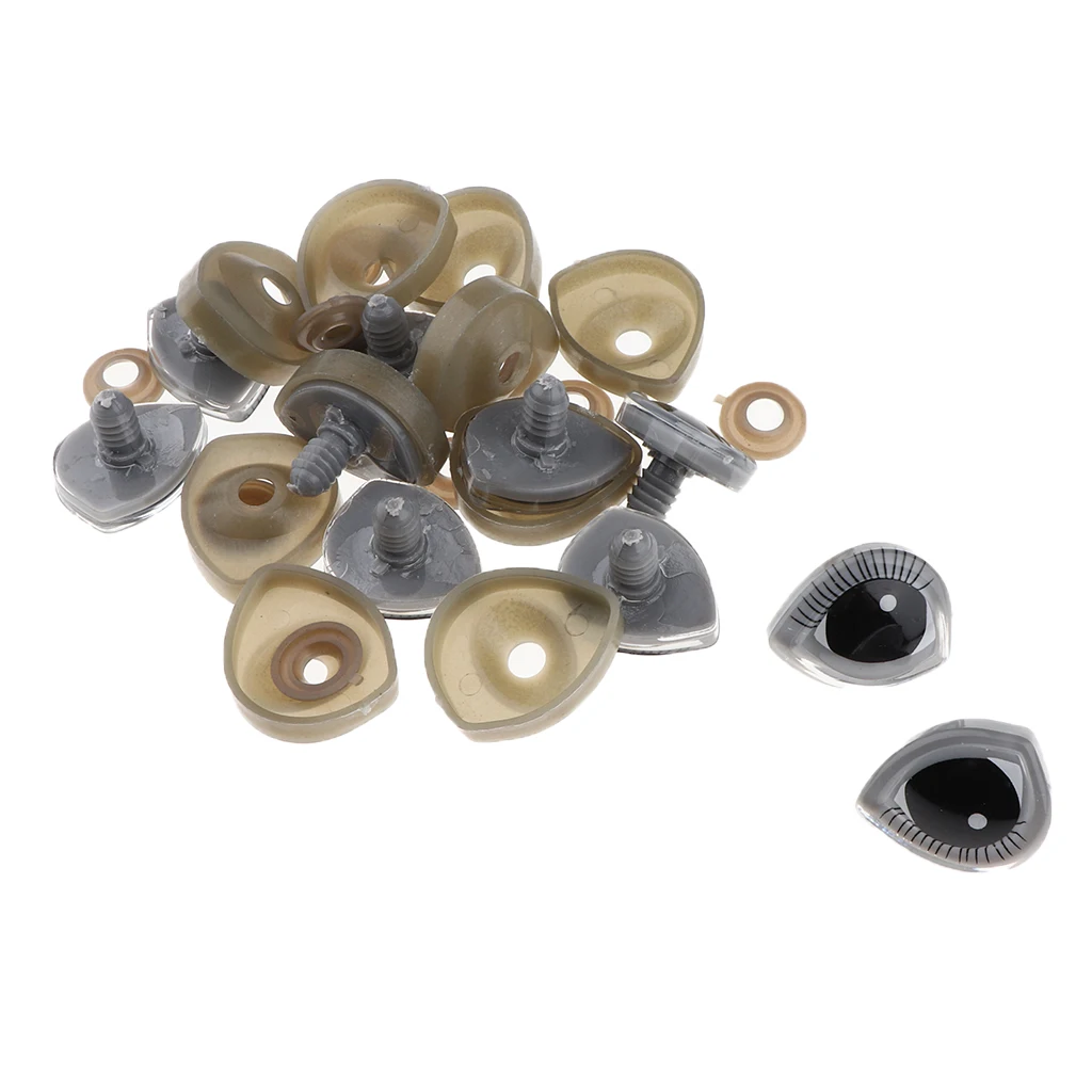 10pcs Plastic Animals Eyes For Doll Kids DIY Supplies for Stuffed Plush Soft Toy Girls Dolls Accs
