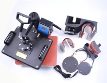 6 in 1 heat transfer machine sublimation Machine for hat plate mug photo printing 6in1 printing