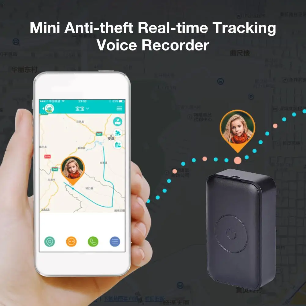 Мини Противоугонный голосовой регистратор в реальном времени Wifi gps трекер локатор для детей Автомобиль Мотоцикл