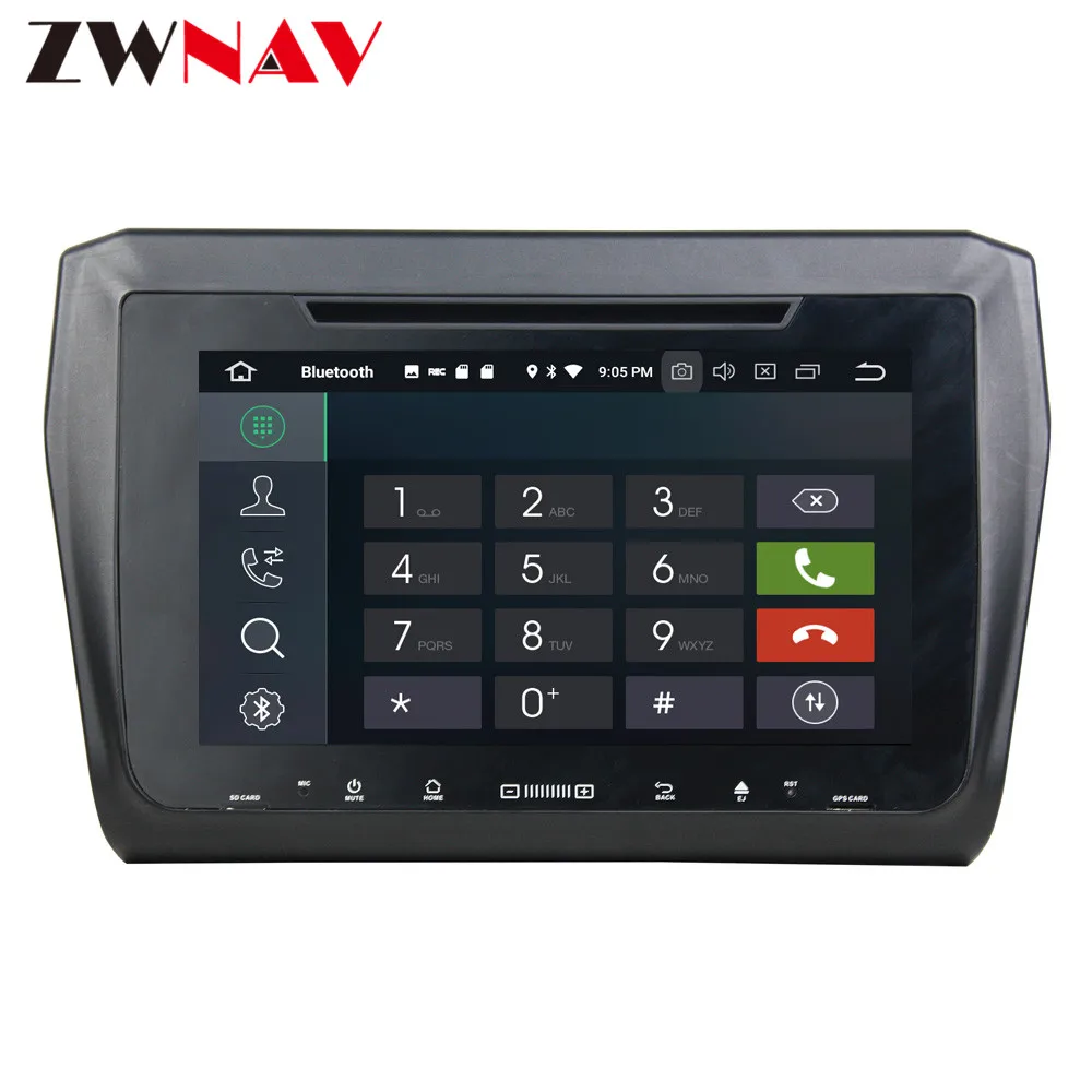 Clearance ZWNAV Android 9.0 Car CD DVD Player Car GPS Navigation for KIA Morning Picanto 2016 Quad core Radio Music Video Player 1
