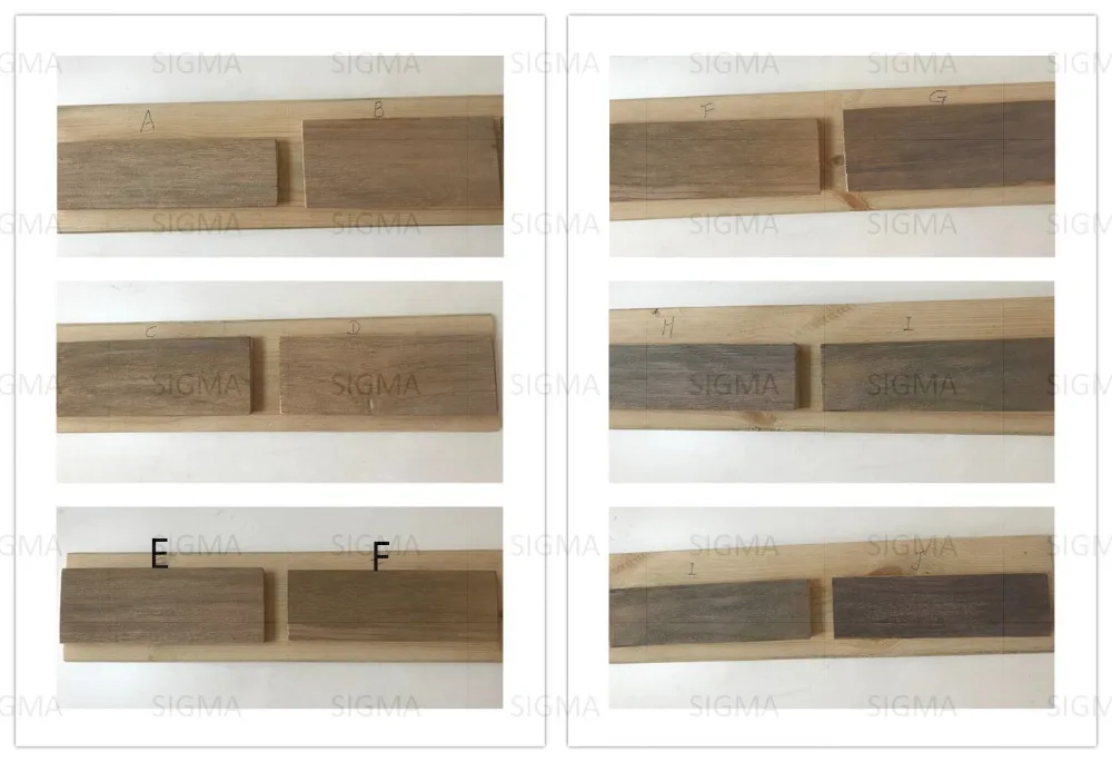 Teak wood color chart 