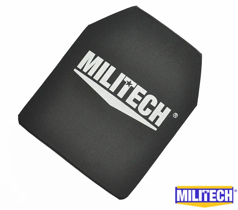 Meilleur MILITECH 10x12 pouces Ultra Léger UHMWPE NIJ IIIA 3A Bullet preuve Bulletproof Sac À Dos Panneau Avec Balistiques Test vidéo