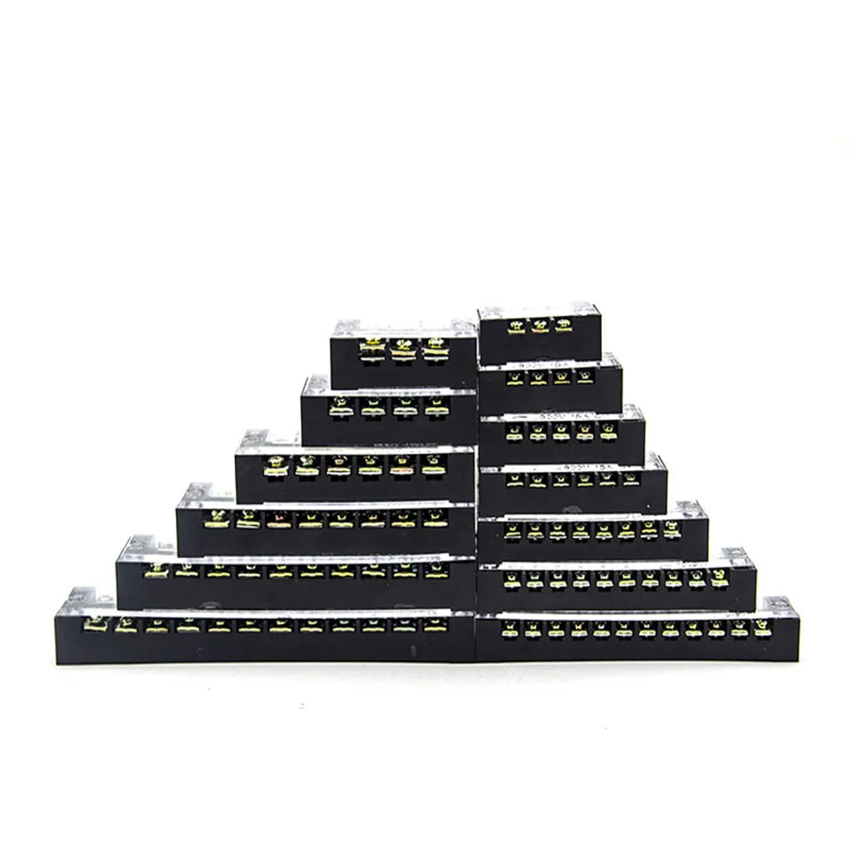 DTY 600V 15A 25A 45A 3/4/5/6/10/12 позиции двухрядный барьер винтовой клеммный блок соединитель