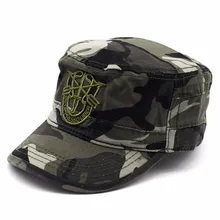 Вышивка Военная Кепка папа бейсболка для мужчин и женщин изогнутые камуфляжные с каймой плоскя топ шапки