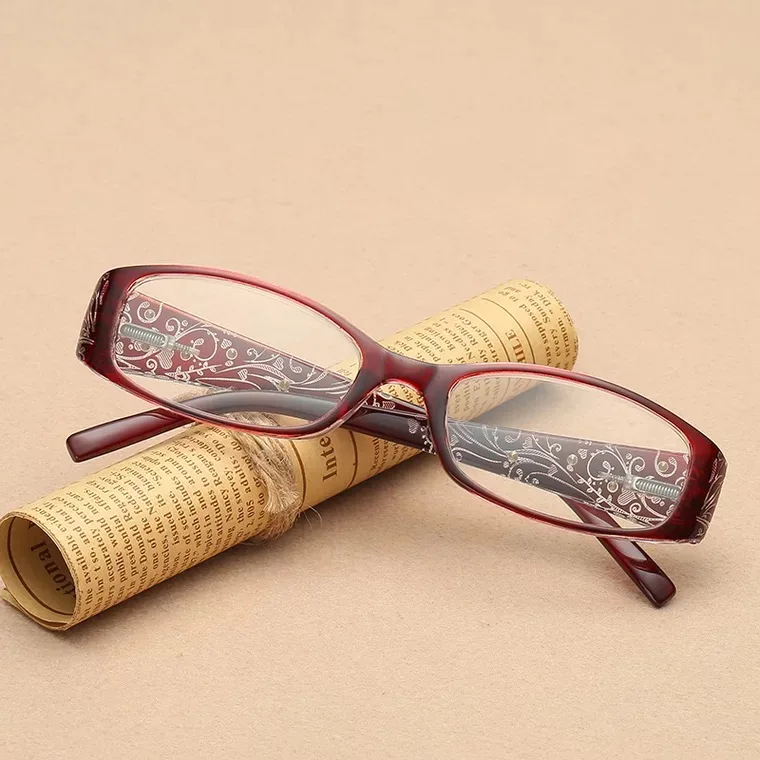 Модные женские стильные очки для чтения с высокой четкостью, полимерные очки с линзами, устойчивые к усталости, простые очки для пожилых людей