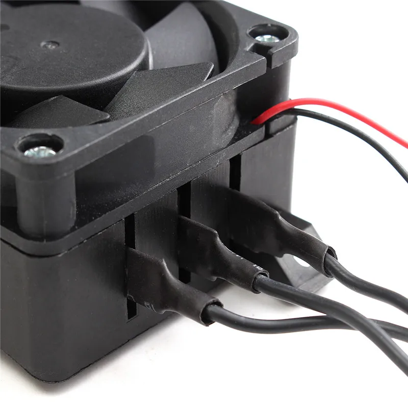 Черный 150W 12V DC PTC тепловентилятор инкубатор постоянной температуры