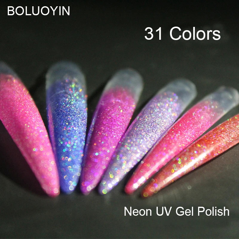 

1pc Professional Diamond Glitter UV Nail Gel Polish 8ml Soak Off Sequins Gel Long-lasting Bling Nail Varnish Nails Gel UV Colors