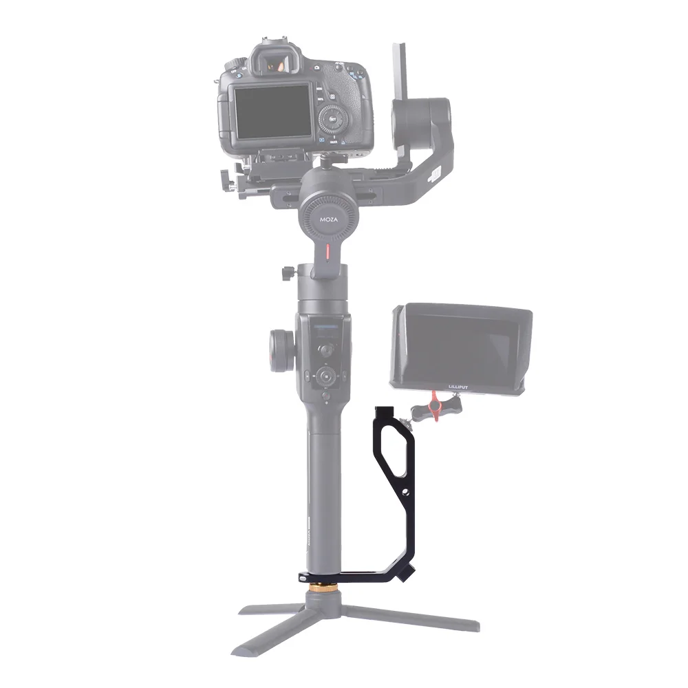 L кронштейн с 3 рукоятками для горячего башмака margic Arm zhiyun Crane 2 DJI RONIN SC/ S MOZA Aircross
