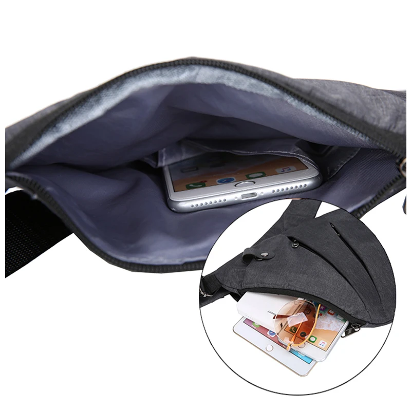 Men Travel Backpack Polyester Anti Theft Teenage Crossbody Women Single Shoulder Bag Storage Chest Bags Sac A Dos Homme BP0264 (8)