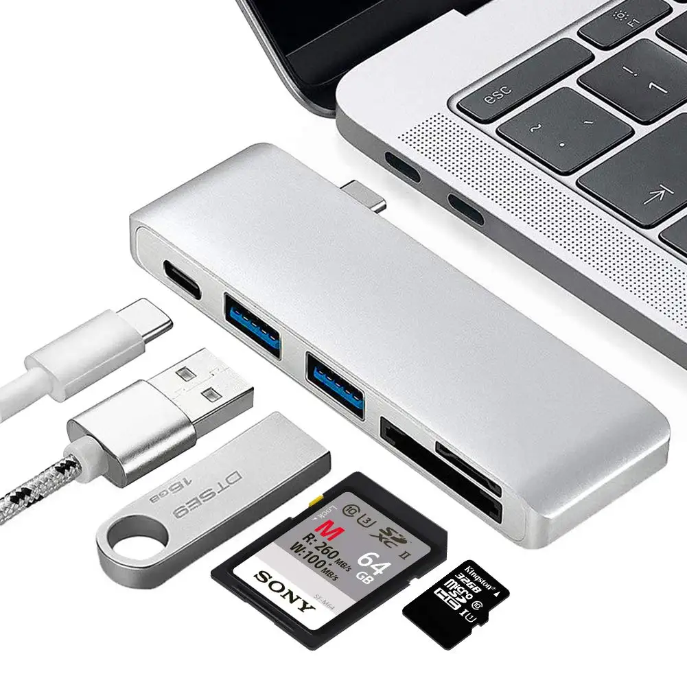 Basix USB C концентратор типа C для мульти USB 3,0 концентратор HDMI адаптер док-станция для MacBook Pro huawei P30/P20 USB-C 3,1 сплиттер 3 порта USB концентратор