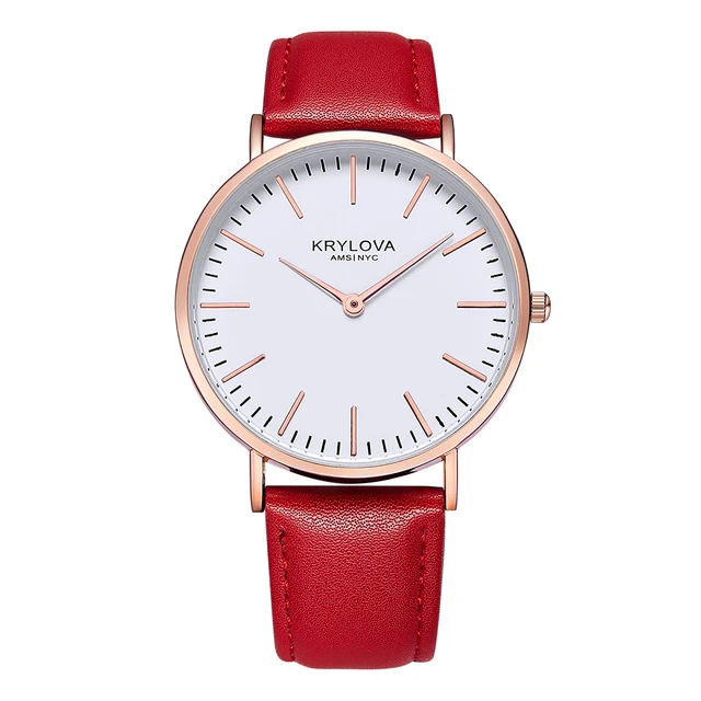 KRYLOVA Style Leather Quartz Women Watch Top Brand Men Watches Fashion Casual Sp KRYLOVA Style Leather Quartz Women Watch Top Brand Men Watches Fashion Casual Sp