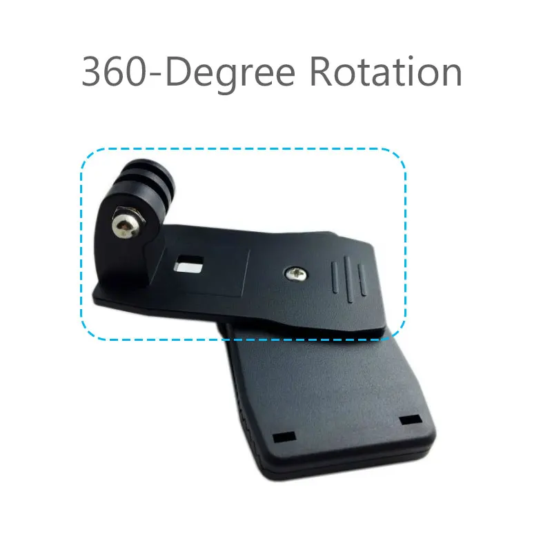 Вращающийся на 360 градусов рюкзак зажим для шапки крепление GoPro Hero 7 6 5 4 аксессуары