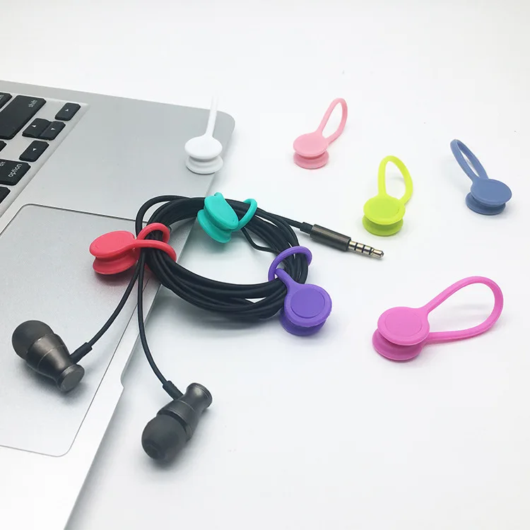 

1Pcs Earphone Cord Winder Cable Holder Organizer Clips Multi Function Durable Magnet Headphones Winder Cables