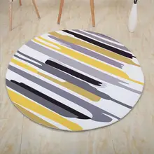 Круглый ковер, коврик для двери, современные ковры для гостиной, ковер для спальни, Противоскользящий коврик для пола, домашний текстиль