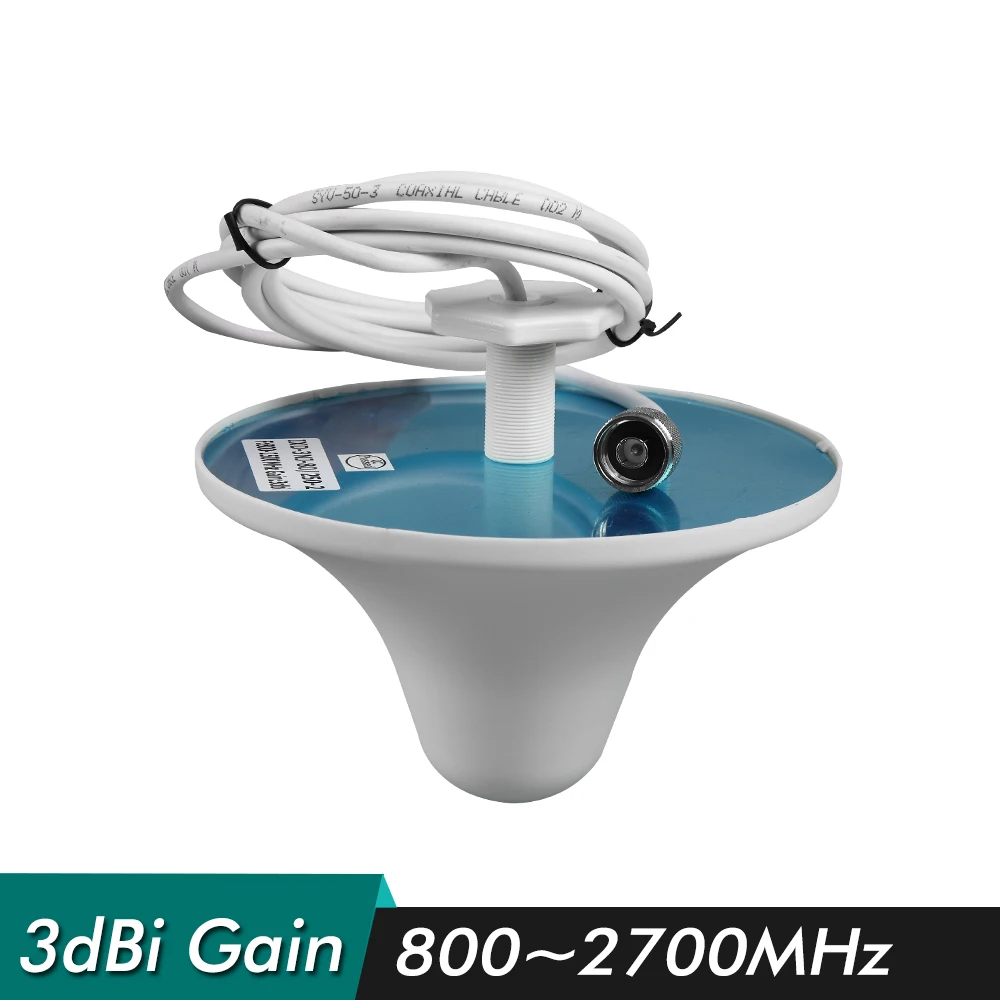 800~2700mhz Antenna set 10dBi outdoor lpda antenna+3dBi indoor Ceiling antenna+15 meters cable for mobile phone signal booster