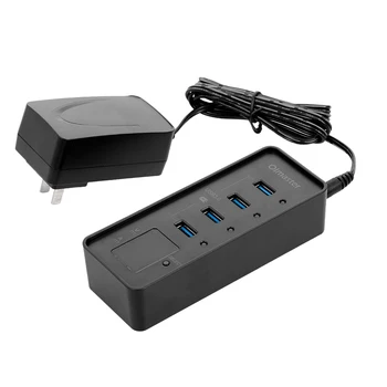 

OImaster USB HUB 4 Ports USB 3.0 Hub 5Gbps High Speed Hub Fast Charging Support for Windows/XP/Linux/Mac/Mix