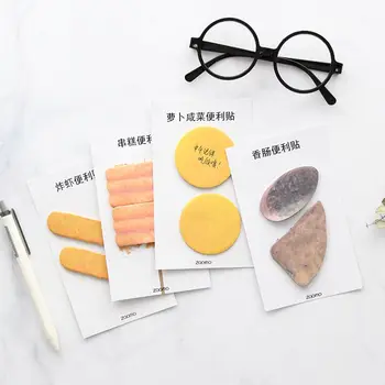 

1 Pcs Cute Japanese Food Snacks Sausage Shrimp Memo Pads Planner Sticky Notes Paper Sticker Stationery Gifts Papalaria