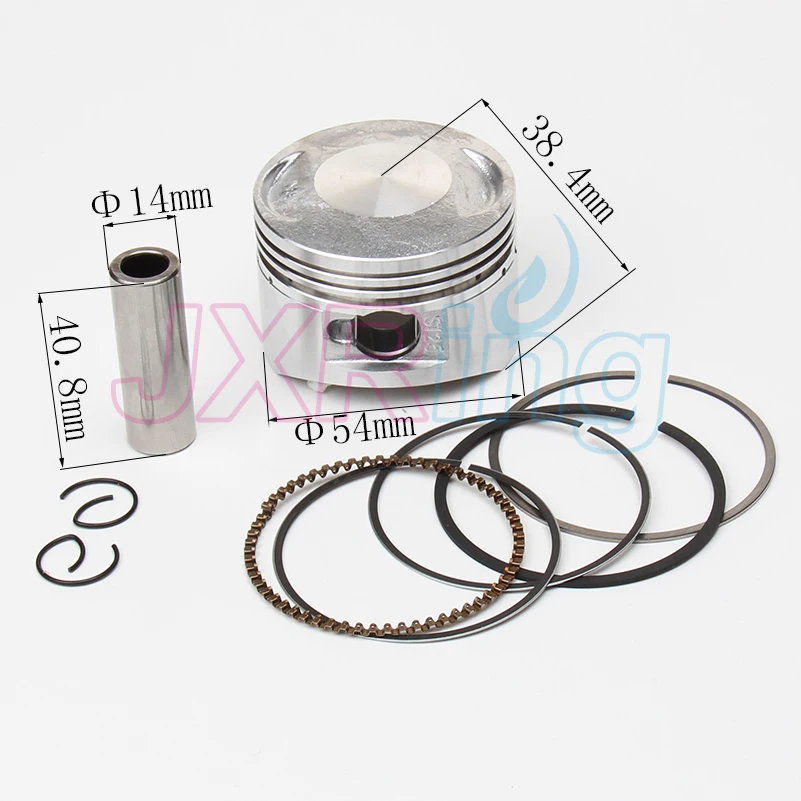 

Motorcycle Piston Kit Enigne Accessories 54MM 14MM STD Motorbike Piston+Ring+Lock+Pin For Honda NSR125 NSR 125 Free shipping