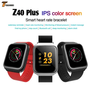 

Z40plus Smart Watch Music Camera Call Heart Rate Blood Pressure Sleep Fitness Tracker Smart Wristwatch Running Sport Wristband