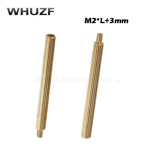 

Free shipping 100pcs Copper Standoff M2 Male Female Brass Standoff Spacer Roung Hesd Stud Spacer