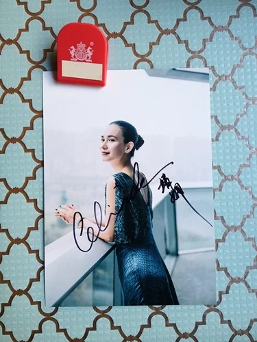Hand signed Celina Jade фото с автографом 5*7 китайский актер 2 версии 062019