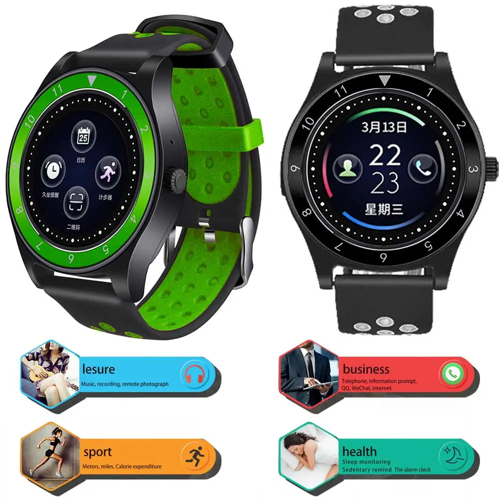 

R10 Smart Watch Call Camera Men Sport Wristwatch SIM Card Fitness Tracker Bluetooth Music Player Smartwatches for Android IOS V9