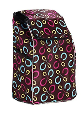 Портативный утолщенный двухслойный анти-дождь покрытие корзина сумка Корзина Аксессуары - Цвет: Розовый