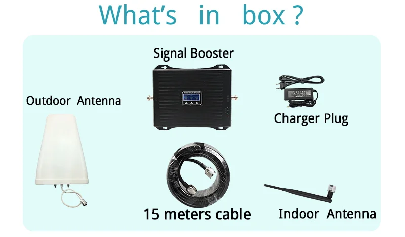 2G 3g 4G трехдиапазонный усилитель сигнала сотового телефона 70dB GSM 900 LTE 1800 WCDMA 2100mhz 30dBm мобильный сотовый ретранслятор сигнала