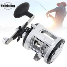 Барабанная Рыболовная катушка 13 шарикоподшипник 5,6: 1 Правая рука Троллинг колесо литье морская Рыболовная катушка