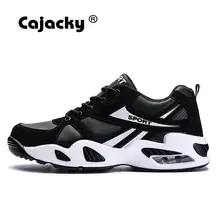 Cajacky/Мужская прогулочная Обувь На Шнуровке; Модная стильная спортивная обувь унисекс; дышащие весенние мужские кроссовки спортивные теннисная обувь; Новинка