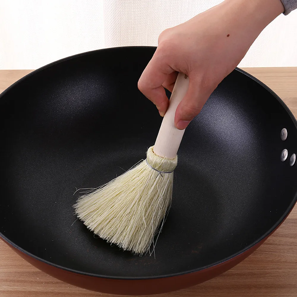 

Useful Home Kitchen Tools 1Pcs Eco-Friendly Wooden Handle Pot Pan Cleaning Brush Durable Useful Dish Bowl Cleaning Brush