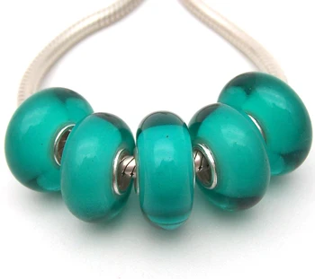 

JGWGT 777 5X 100% Authenticity S925 Sterling Silver Beads Murano Glass beads Fit European Charms Bracelet diy jewelry Lampwork
