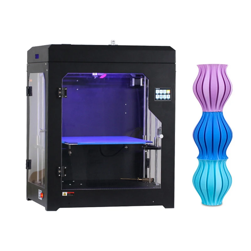 

300*300*400mm Print Size Assembled Metal 3d Printer Aluminum Composite Panel LCD Screen PLA 3D Drucker 0.1mm Print Precision