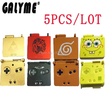 

5 pcs/lot Hot Repair Housing Case GameboyAdvance SP GBO DMG Game Shell Cartoon Cover Boy Gift With Screws Buttons Screen Lens