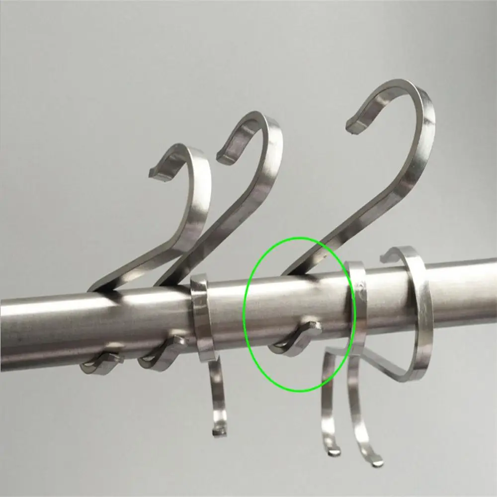 Navpeak 4 шт. S образные крючки вешалка подвесной инструмент анти-линяет материал 304 нержавеющая сталь