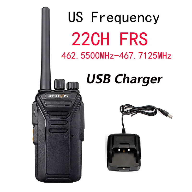 Retevis RT27 RT27V без лицензии FRS/PMR446/MURS 12,5 Кгц аналоговая портативная рация Ham радио HF трансивер - Цвет: RT27 US FRS USB