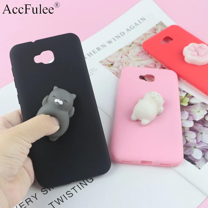 

Cute Toys Squishy Case For Asus ZD553KL Funny Cat Cases For Asus Zenfone 4 Selfie ZD553KL 5.5" ZB553KL Phone Bags Cover