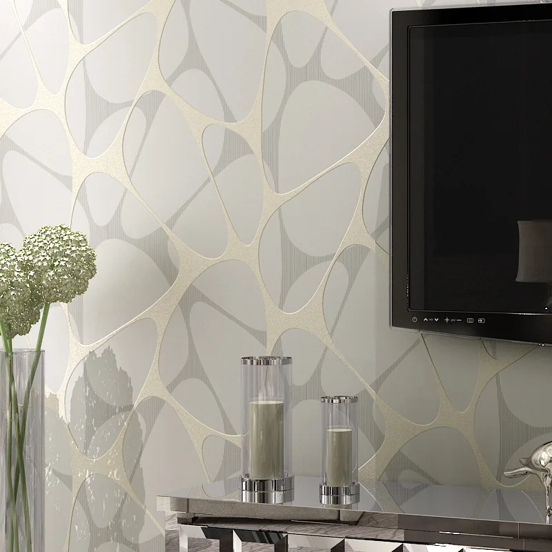 

0.53x10 meters Chinese architecture Bird's nest pattern Non-woven bedroom Living room Children room Wedding room Wallpaper