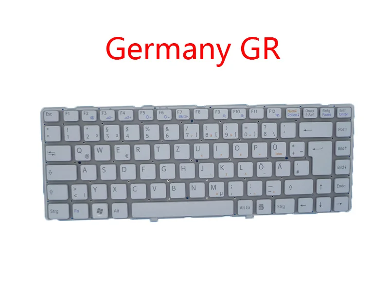 Клавиатура для ноутбука Sony для vaio vgn nw VGN-NW Таиланд ti Германия MP-08J93US-8861 1-487-387-11 США Белый