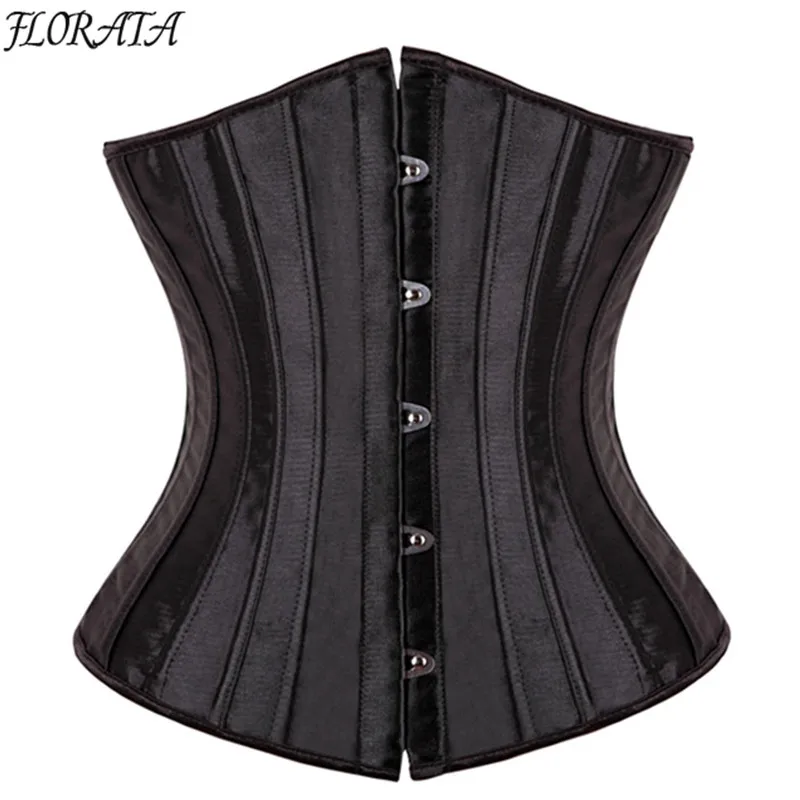 

NEW Good Quality Spiral Steel Boned Corsets And Bustiers Underbust Floral Corsets Waist Trainer Cincher Body Shaper Slimming