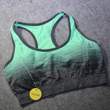 Женский спортивный топ-бюстгальтер для фитнеса, йоги, бега, тренажерного зала, мягкий спортивный топ, нижнее белье, безшовный короткий топ с пуш-ап, для упражнений, FDXAOQY