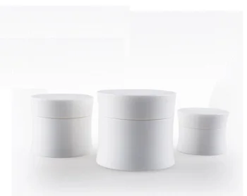 

30G Plastic Cream Jar,Double lid Plastic Cosmetic Container,30g Makeup Sub-bottling,Sample Mask Canister