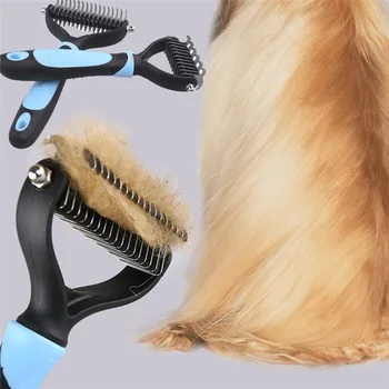 

Professional Pet Grooming Undercoat Rake Comb Dematting Tool Cat Dog Brush